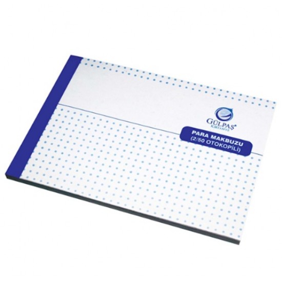 Gülpaş Para Makbuzu Otokopili 2/50 14X20Cm - 2 adet