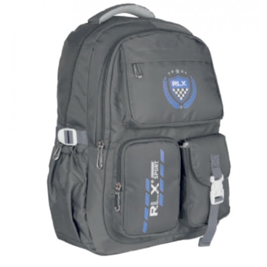 Relaxion Sırt Çantası Okul Çantası Gri Kod:2058