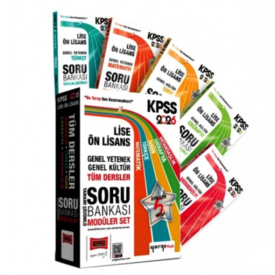 Yargı Kpss Lise Ön Lisans Gy-Gk Soru Bankası Modüler Set