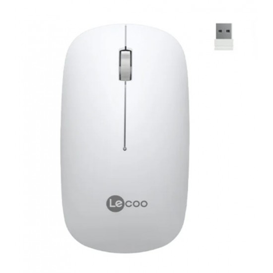 Lecoo Kablosuz Mouse Ws214 Beyaz
