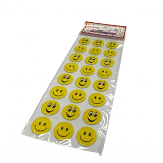 Ticon Gülen Yüz Sticker - 3 adet
