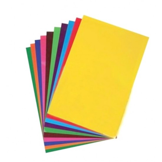 Single Color Fon Kartonu 24X34cm 10 Renk - 3 paket