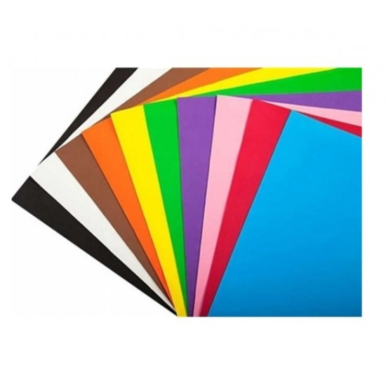 Mıleo Yapışkanlı Eva 50X70 10lu Karışık