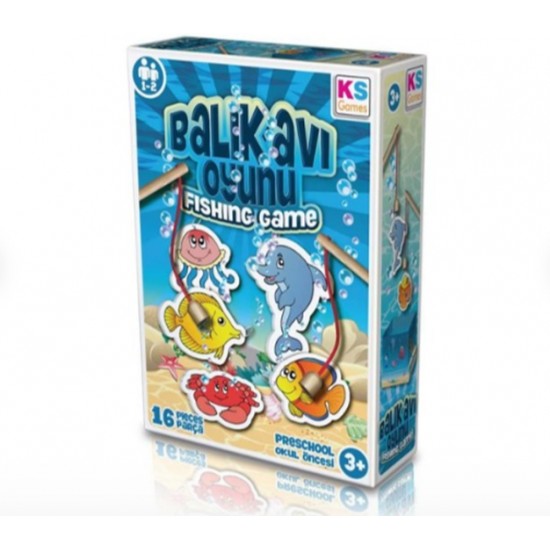 Ks Games Balık Avı Oyunu 16 Parça Balık Yakalama