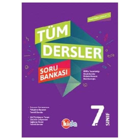 Kida 7.Sınıf Tüm Dersler Soru Bankası