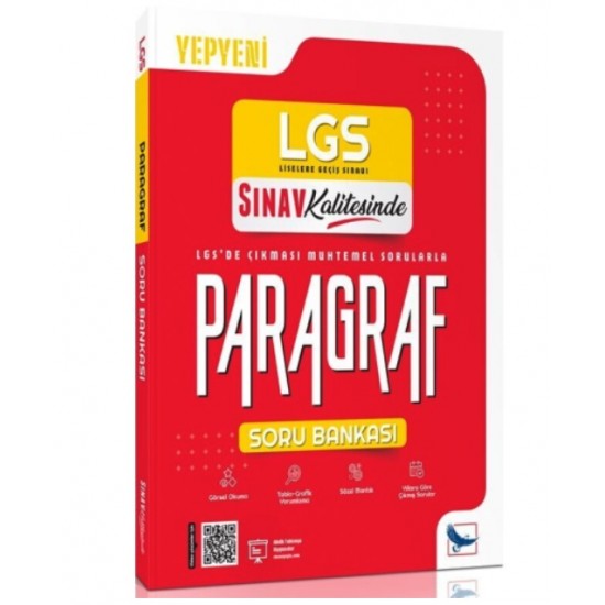 Sınav 8.Sınıf Lgs Paragraf Soru Bankası ve Lgs Deneme Seti 5Li 9786257979207