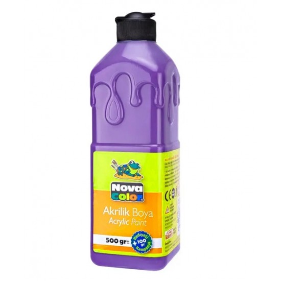 Nova Color Akrilik Boya 500Ml Mor