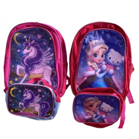 Lüx Eko Sırt Çantası Kız Kod:1308 Okul Çantası