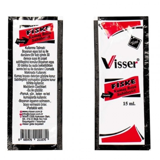 Kumaş Boya Sabitleyici - 3 adet