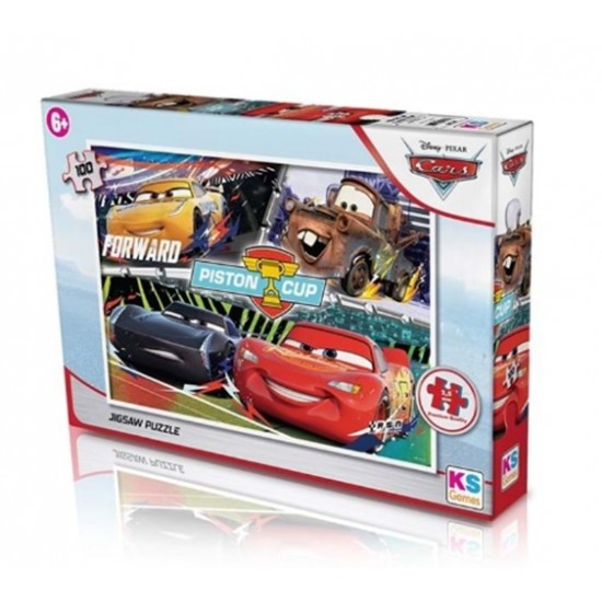 Ks Puzzle Cars Puzzle 100 Parça