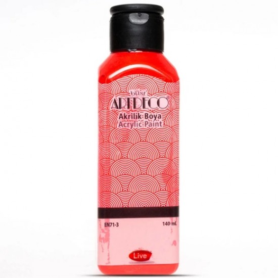Artdeco Akrilik Boya 140 ml Kırmızı 2 adet Artdeco Akrilik Boya 140 ml Kırmızı