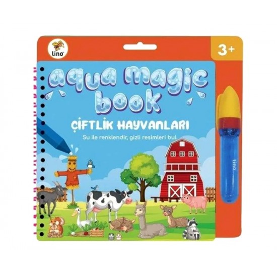 Lino Sihilirli Boyama Kitabı Çiftlik Hayvanları