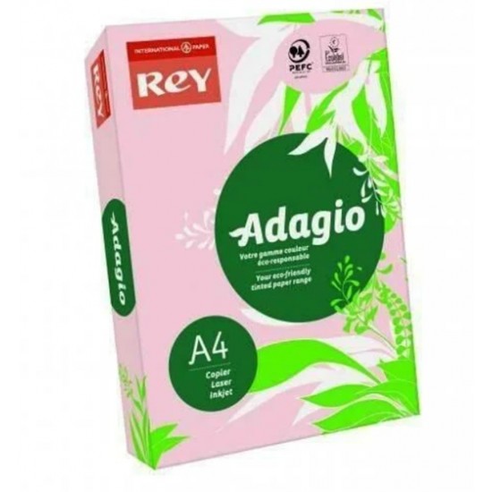 Rey Renkli Fotokopi Kağıdı A4 80 Gr 500Lü Pembe