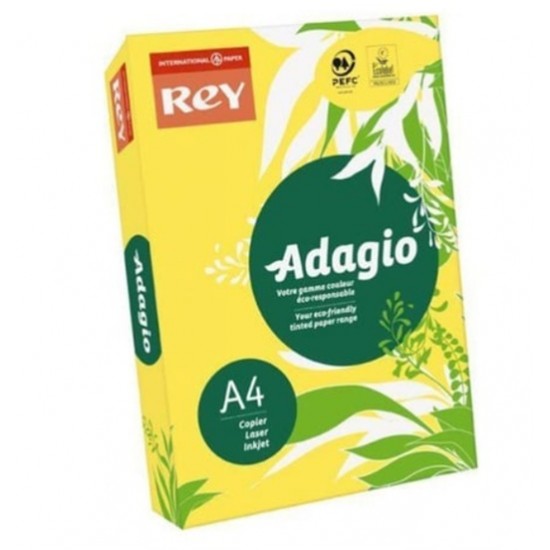 Rey Renkli Fotokopi Kağıdı A4 80 Gr 500Lü Sarı