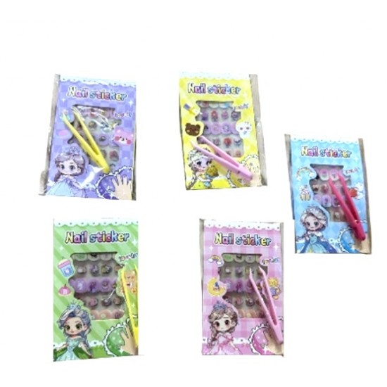 Tırnak Sticker seti Karışık - 5 adet