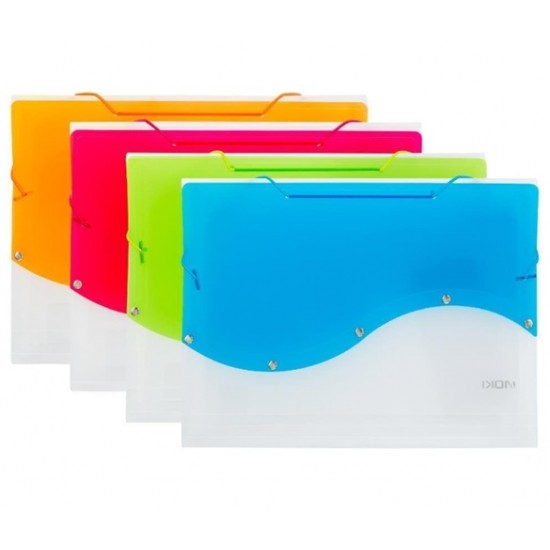 Noki Körüklü Dosya 12 Bölmeli Sarı