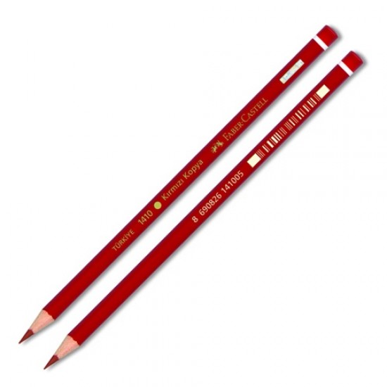 Faber Castell Kopya Kalemi Kırmızı Başlık - 10 adet