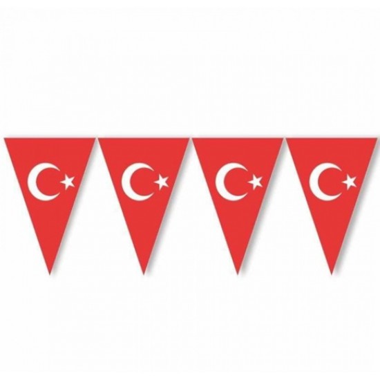 Üçgen Flama Sıralı Bayrak - 4 paket