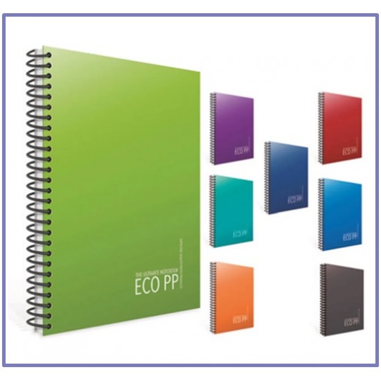 Gıpta Eko 80 Yaprak Defter Kareli A4 Spiralli Pp Kapak 1 adet