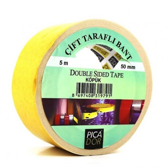 Picador Köpük Çift Taraflı Bant 50X5Mt