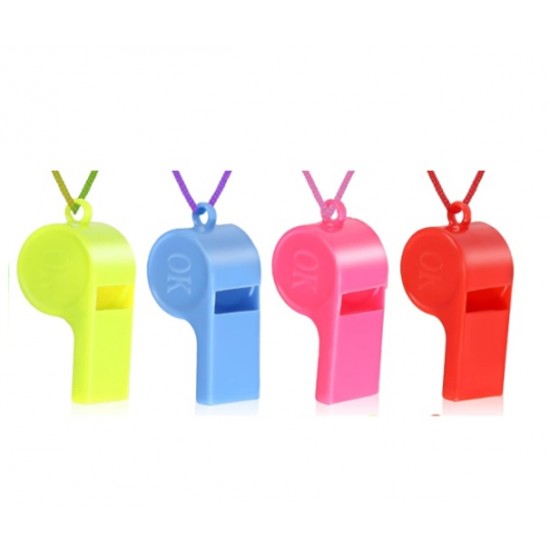 Olgun Plastik Düdük Renkli - 6 adet