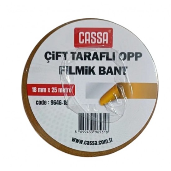 Cassa Çift Taraflı Bant 18Mmx25M