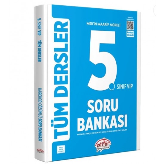 Editör 5.Sınıf Tüm Dersler Vip Soru Bankası