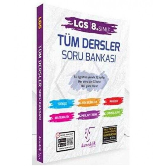 Karekök 8.Sınıf Tüm Dersler Soru Bankası