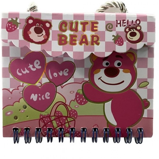 Sweet Panda Not Defteri A7 Spiralli 9X11 70 Yaprak