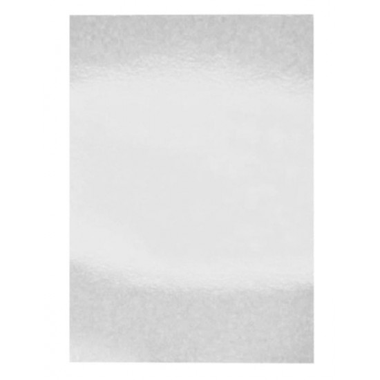 Metalik Fon Kartonu 50X70 Gümüş Rulo Şeklinde - 6 adet