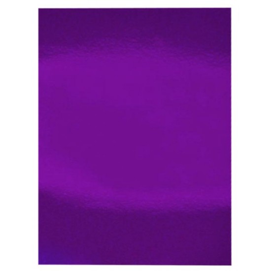 Metalik Fon Kartonu 50X70 Mor Rulo Şeklinde - 2 adet