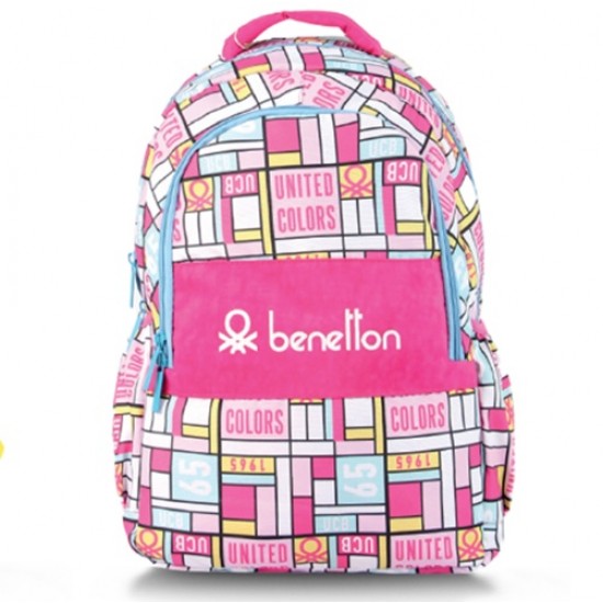 Benetton Sırt Çantası Kod:76110 Okul Çantası Lisanslı Orijinal