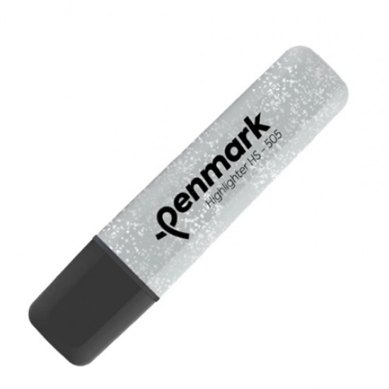 Penmark Metalik Simli Fosforlu Kalem Gümüş