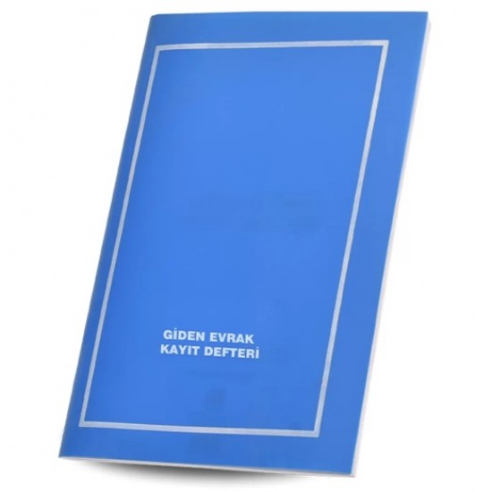 Giden Evrak Kayıt Defteri Plastik Kapak 40 Yaprak
