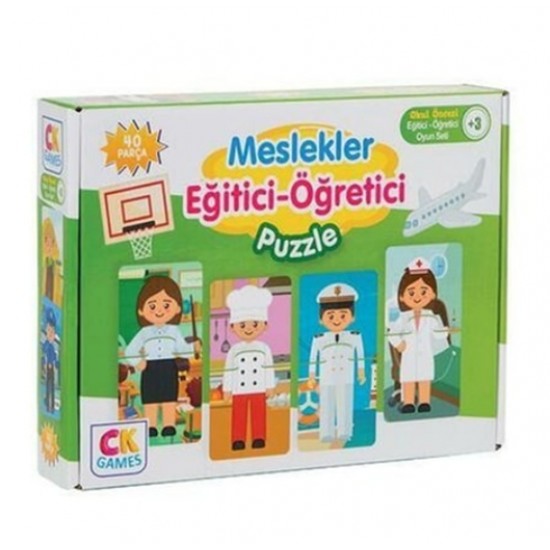 Ck Games Meslekler Eğitici Öğretici Puzzle 40 Parça