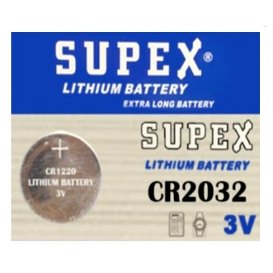 Supex Para Pil 3v Cr 2032 - 2 adet