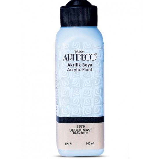 Artdeco Akrilik Boya 140 ml Bebek Mavi 2 adet