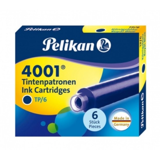 Pelikan Dolma Kalem Kartuşu Küçük Mavi 6Lı