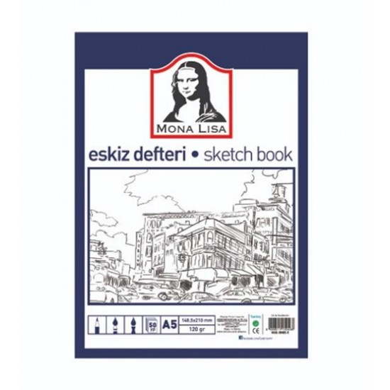 Mona Lisa Eskiz Defteri A5 50 Yaprak