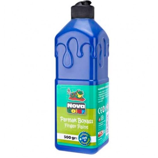 Nova Color Parmak Boyası 500Ml Mavi