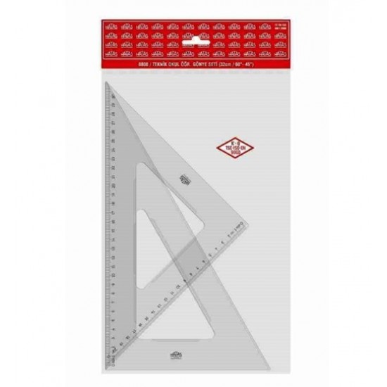 Hatas Gönye Seti 60-45 32Cm