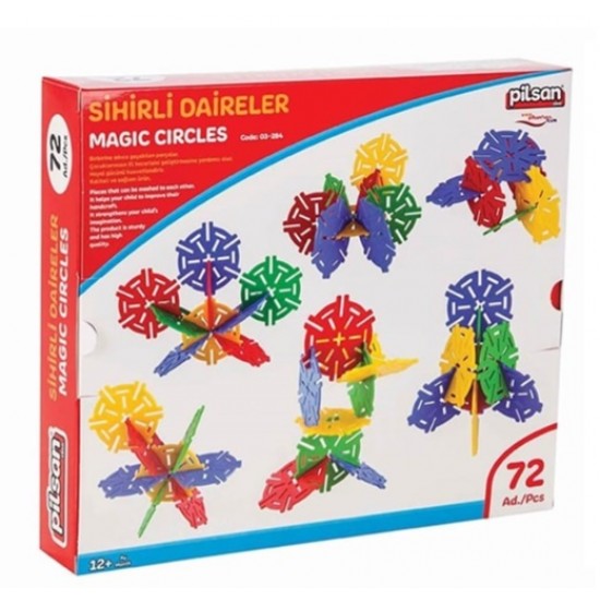 Pilsan Sihirli Daireler 80 Parça