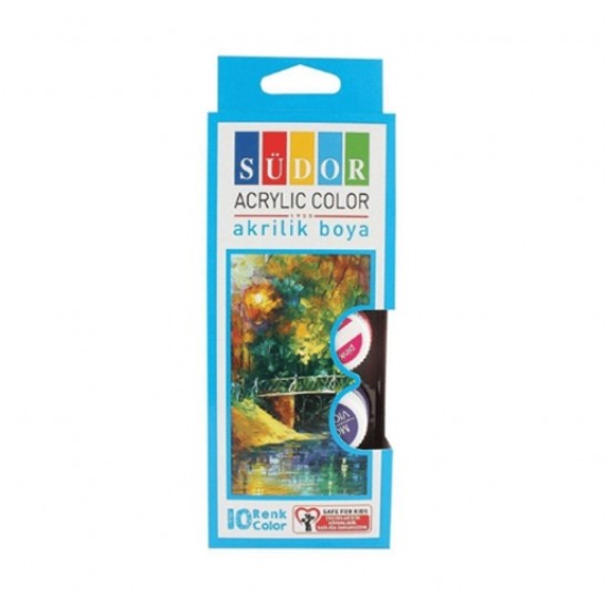Südor Akrilik Boya Seti Şişe 10x15 ml