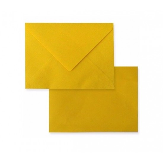 Küçük Zarf Kartvizit 7X9 Sarı - 20 adet