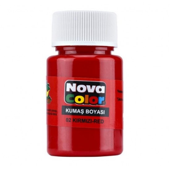 Nova Color Kumaş Boyası 35 Cc Kırmızı - 2 adet