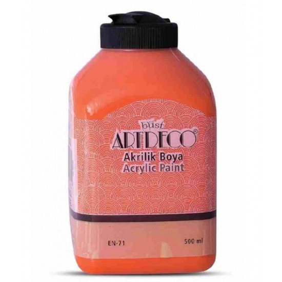 Artdeco Akrilik Boya 500 Ml Turuncu