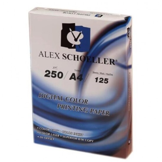 Alex Schoeller Gramajlı Kağıt A4 250Gr 125Li