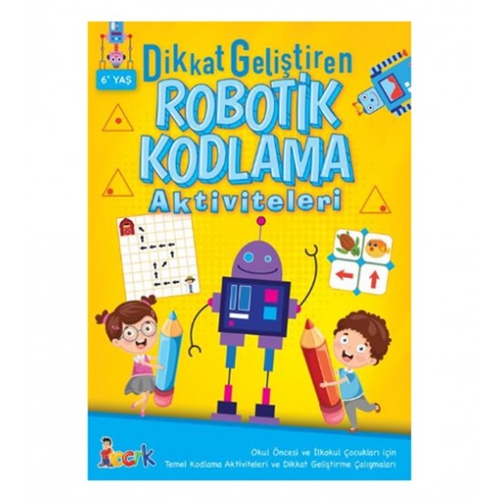 Locrk Çocuk - Dikkat Geliştiren Robotik Kodlama Aktiviteleri 6 Yaş