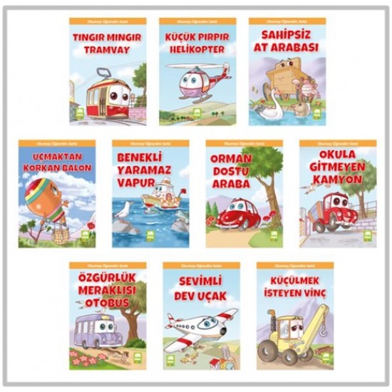 Ema - Okumayı Öğrendim Hikaye Seti 1.Sınıf 10Lu