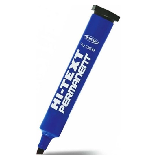 Hi-Text Permanent Kalem Kesik Uç Mavi